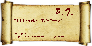 Pilinszki Törtel névjegykártya